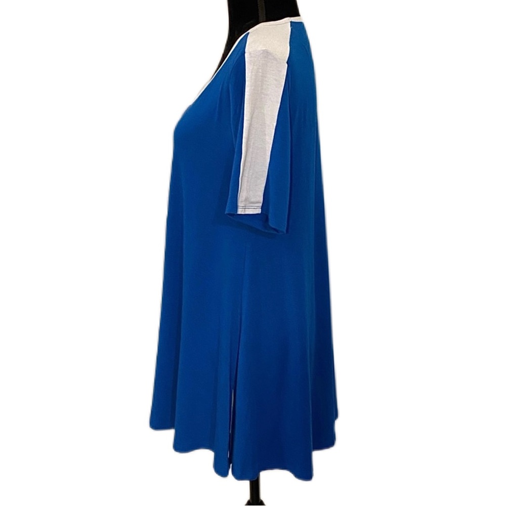 Lularoe Royal Blue Solid Perfect Tee - image 3